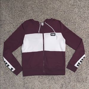 women's vs PINK maroon jacket